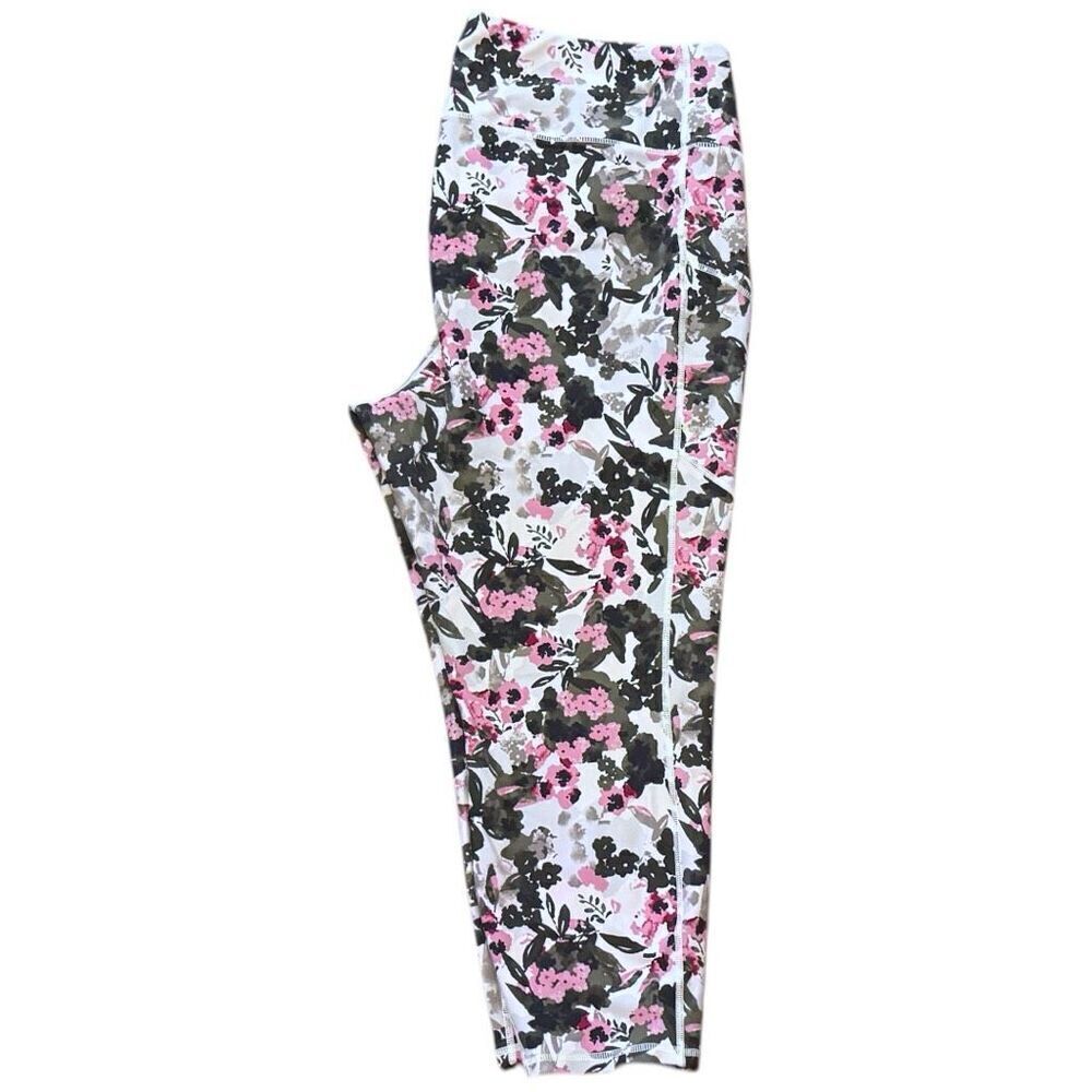 Torrid Ditsy Floral Performance Core Crop Active Legging Size 3 3XL - Picture 11 of 12